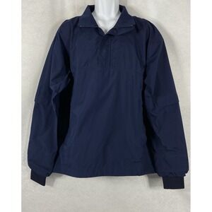 Zero Restriction Jacket Men's Large Blue Gore-Tex Windbreaker Long Sleeve EUC